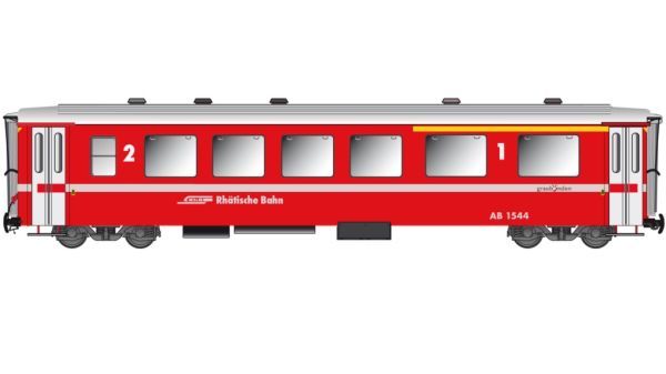 rot New Design, Ganzmettal-Handarbeit Modelle, Kugelgelagerte Achsen, gefederte Drehgestelle vom Typ SWP 68, Federpuffer, Innenbeleuchtung mit Funktionsdecoder schaltbar, authentische Inneneinrichtung